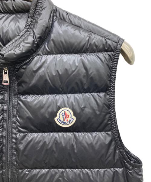 MONCLER（モンクレール）MONCLER (モンクレール) GUIダウンベスト ブラック サイズ:1の古着・服飾アイテム