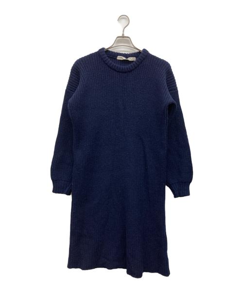 COMME des GARCONS（コムデギャルソン）COMME des GARCONS (コムデギャルソン) 80s ニットワンピース ネイビー サイズ:なしの古着・服飾アイテム