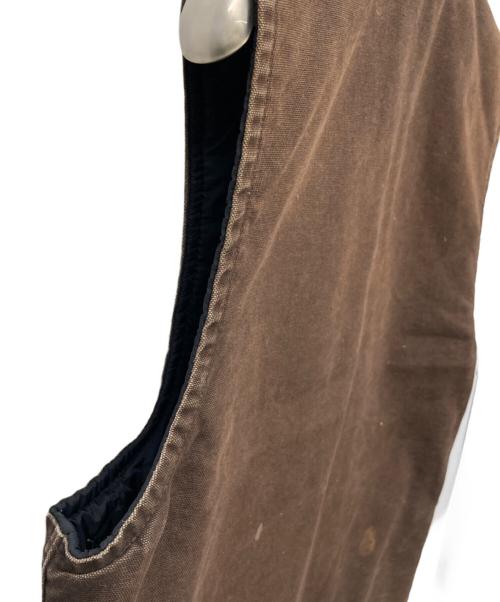 CarHartt（カーハート）CarHartt (カーハート) ダック地ベスト ブラウン サイズ:Large Regulerの古着・服飾アイテム