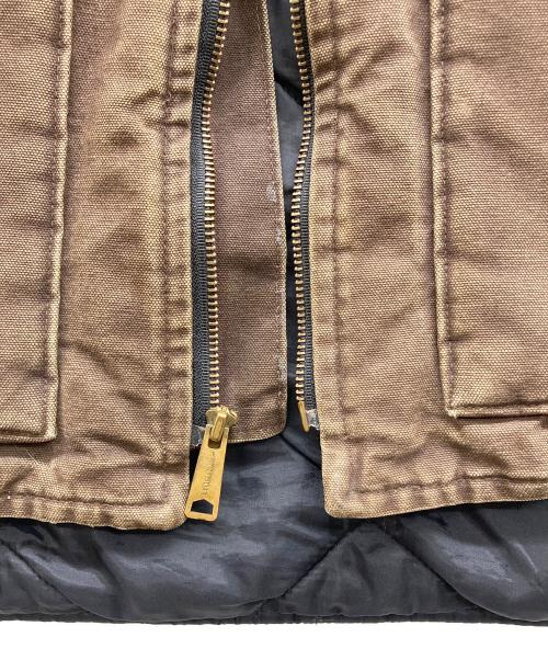 CarHartt（カーハート）CarHartt (カーハート) ダック地ベスト ブラウン サイズ:Large Regulerの古着・服飾アイテム