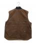 CarHartt (カーハート) ダック地ベスト ブラウン サイズ:Large Reguler：11000円