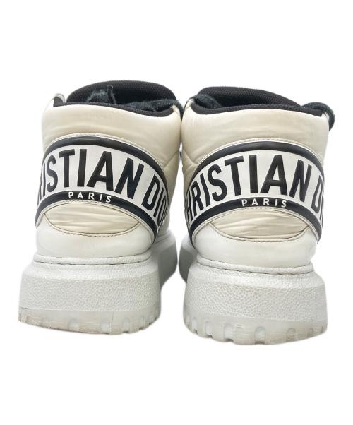 Christian Dior（クリスチャン ディオール）Christian Dior (クリスチャン ディオール) ハイカットスニーカー D-PLAYER ホワイト サイズ:37の古着・服飾アイテム