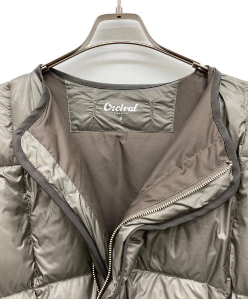 ORCIVAL（オーシバル）ORCIVAL (オーシバル) ライトキルトダウンブルゾン グレー サイズ:4の古着・服飾アイテム