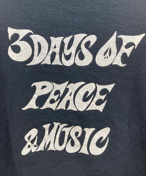 JERZEES（ジャージーズ）JERZEES (ジャージーズ) プリントパーカー  80-90s woodstock festival ブラック サイズ:Mの古着・服飾アイテム
