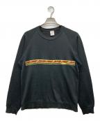 JERZEESジャージーズ）の古着「プリントスウェット 80s santa cruz」｜ブラック