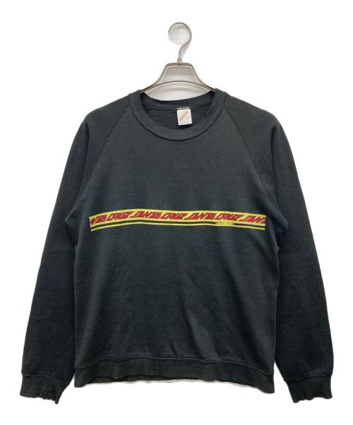 JERZEES（ジャージーズ）JERZEES (ジャージーズ) プリントスウェット 80s santa cruz ブラック サイズ:L 42-44の古着・服飾アイテム