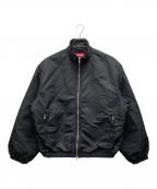 SUPREMEシュプリーム）の古着「Stand Collar Lined Nylon Jacket」｜ブラック