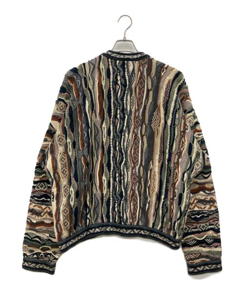 Coogi（クージー）COOGI (クージー) 90s 3Dニット マルチカラー サイズ:Lの古着・服飾アイテム