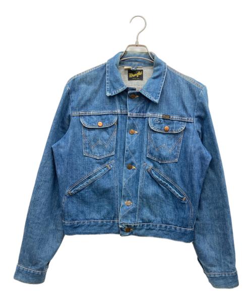 Wrangler（ラングラー）Wrangler (ラングラー) 80s 124MJデニムジャケット 黒タグ インディゴ サイズ:40の古着・服飾アイテム