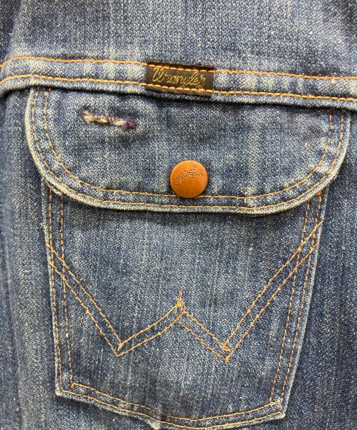 Wrangler（ラングラー）Wrangler (ラングラー) 80s 124MJデニムジャケット 黒タグ インディゴ サイズ:40の古着・服飾アイテム