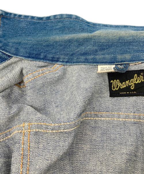 Wrangler（ラングラー）Wrangler (ラングラー) 80s 124MJデニムジャケット 黒タグ インディゴ サイズ:40の古着・服飾アイテム