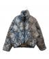 DIESEL（ディーゼル）の古着「ジップアップパファージャケット W-KONS」｜ブルー×ブラウン