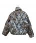 DIESEL (ディーゼル) ジップアップパファージャケット W-KONS ブルー×ブラウン サイズ:46 175/92A：30000円
