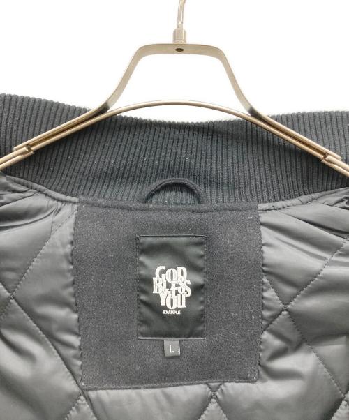 GOD BLESS YOU（ゴッド ブレス ユー）god bless you (ゴッド ブレス ユー) スタジャン ブラック サイズ:Lの古着・服飾アイテム