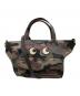 ANYA HINDMARCH（アニヤ・ハインドマーチ）の古着「E/W Tote Mini Eyes Recycled Nylon」｜カーキ