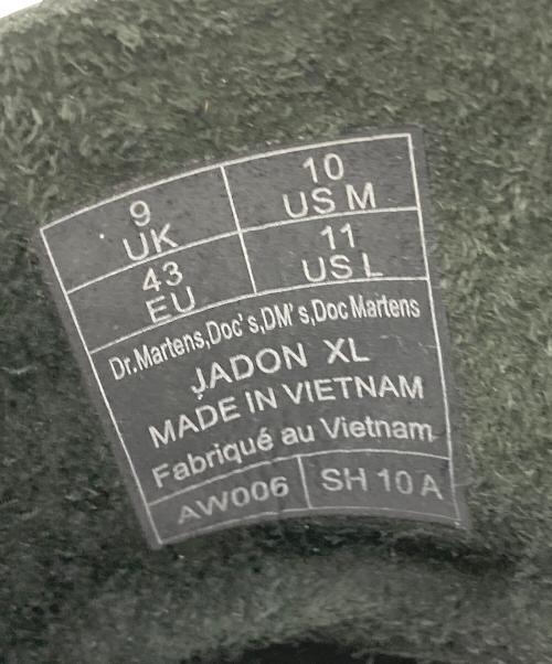 Dr.Martens（ドクターマーチン）Dr.Martens (ドクターマーチン) JADON XL 8ホールブーツ ブラック サイズ:9UKの古着・服飾アイテム