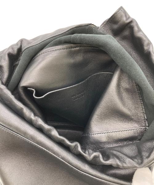 JIL SANDER（ジルサンダー）JIL SANDER (ジルサンダー) 巾着ショルダーバッグ ブラックの古着・服飾アイテム