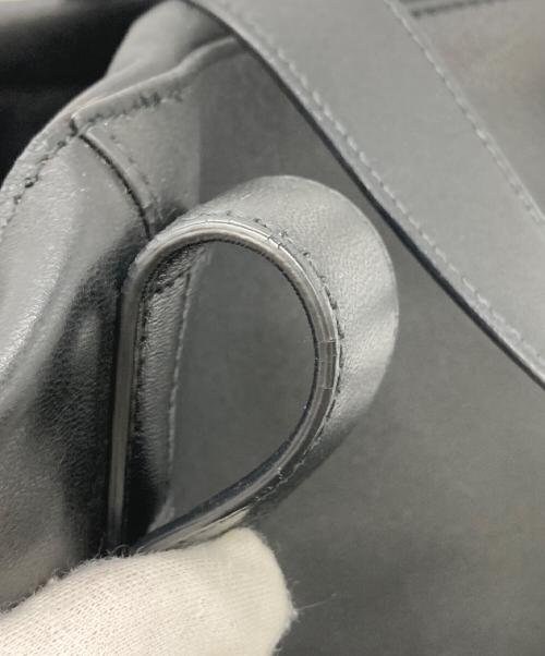 JIL SANDER（ジルサンダー）JIL SANDER (ジルサンダー) 巾着ショルダーバッグ ブラックの古着・服飾アイテム