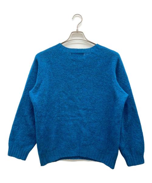 INVERALLAN（インバーアラン）INVERALLAN (インバーアラン) ラグランニット ブルー サイズ:38の古着・服飾アイテム