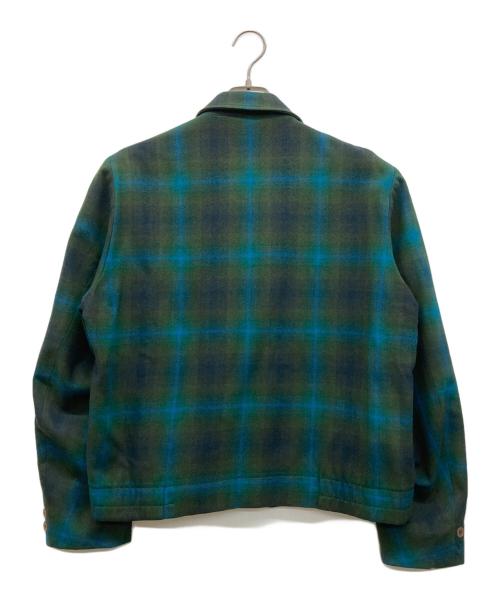 PENDLETON（ペンドルトン）PENDLETON (ペンドルトン) 50-60s オンブレウールジャケット グリーン サイズ:不明の古着・服飾アイテム