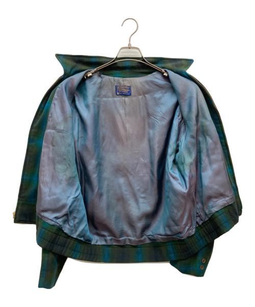 PENDLETON（ペンドルトン）PENDLETON (ペンドルトン) 50-60s オンブレウールジャケット グリーン サイズ:不明の古着・服飾アイテム