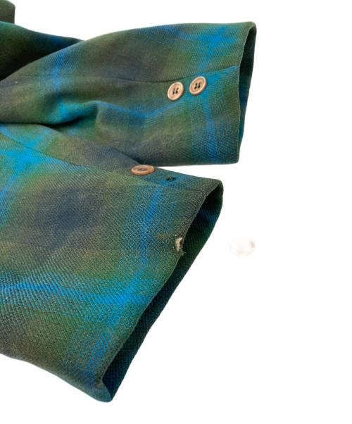 PENDLETON（ペンドルトン）PENDLETON (ペンドルトン) 50-60s オンブレウールジャケット グリーン サイズ:不明の古着・服飾アイテム