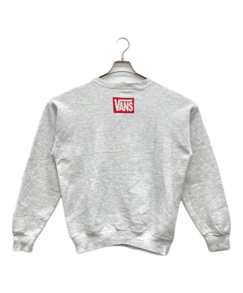 VANS（ヴァンズ）VANS (ヴァンズ) プリントスウェット Leeボディ グレー サイズ:MEDIUMの古着・服飾アイテム
