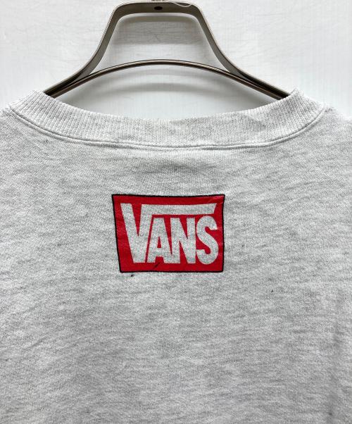 VANS（ヴァンズ）VANS (ヴァンズ) プリントスウェット Leeボディ グレー サイズ:MEDIUMの古着・服飾アイテム