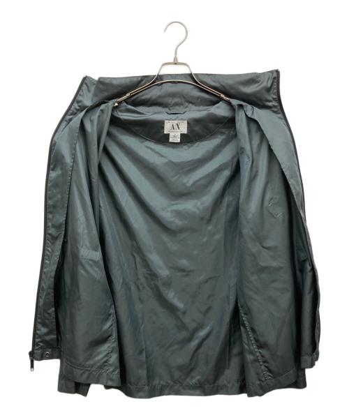 ARMANI EXCHANGE（アルマーニ エクスチェンジ）ARMANI EXCHANGE (アルマーニ エクスチェンジ) デザインギミックナイロンジャケット グレー サイズ:Sの古着・服飾アイテム