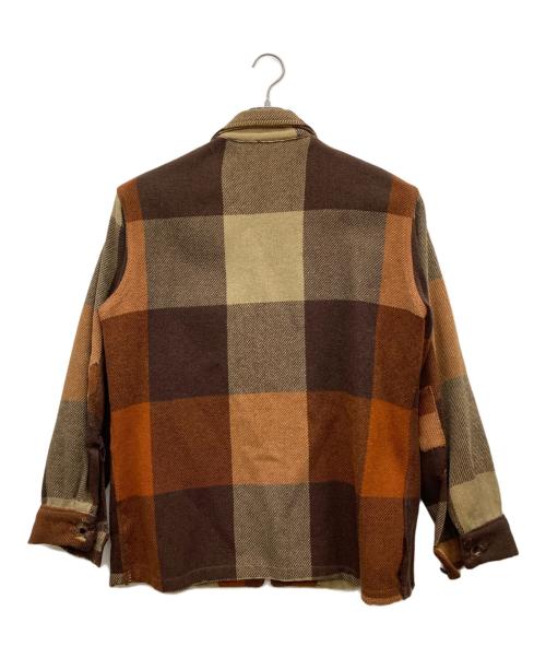 USED（ユーズド）USED (ユーズド) ウールジャケット  40‐50s conmer zip ブラウン サイズ:不明の古着・服飾アイテム