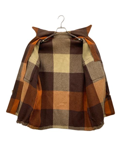 USED（ユーズド）USED (ユーズド) ウールジャケット  40‐50s conmer zip ブラウン サイズ:不明の古着・服飾アイテム