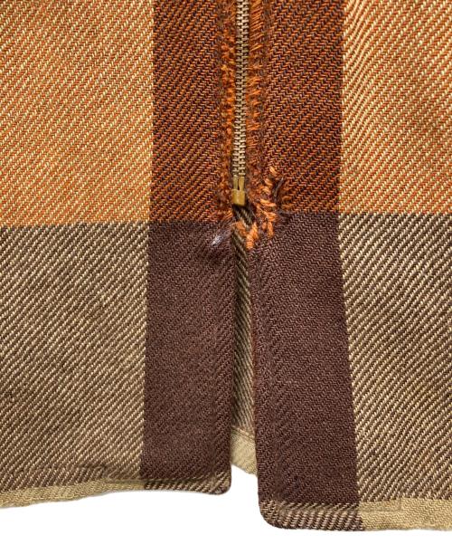 USED（ユーズド）USED (ユーズド) ウールジャケット  40‐50s conmer zip ブラウン サイズ:不明の古着・服飾アイテム