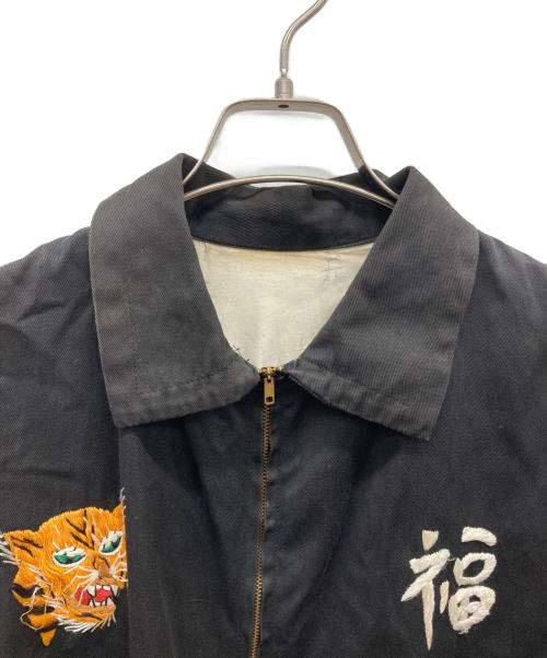 USED（ユーズド）USED (ユーズド) ベトナムジャケット 推定60s ideal zip ブラック サイズ:不明の古着・服飾アイテム