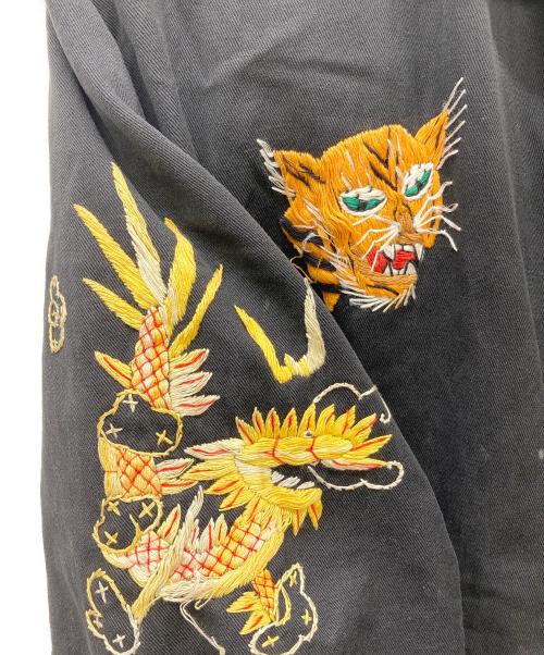 USED（ユーズド）USED (ユーズド) ベトナムジャケット 推定60s ideal zip ブラック サイズ:不明の古着・服飾アイテム