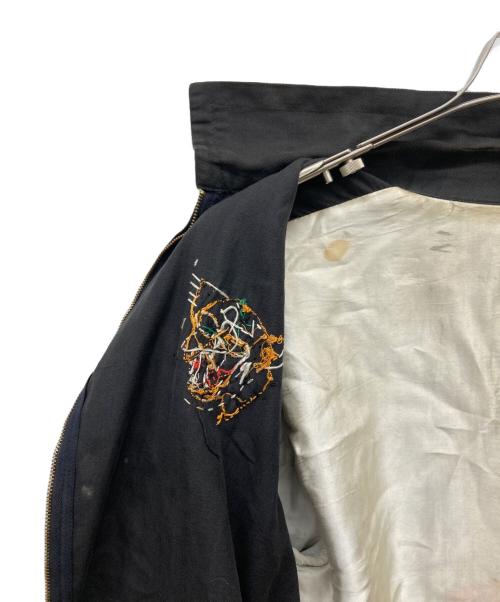 USED（ユーズド）USED (ユーズド) ベトナムジャケット 推定60s ideal zip ブラック サイズ:不明の古着・服飾アイテム