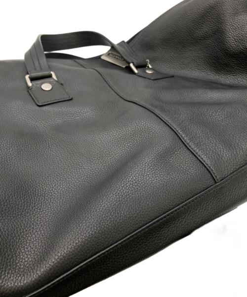 COACH（コーチ）COACH (コーチ) 2WAYレザーボストンバッグ ブラックの古着・服飾アイテム