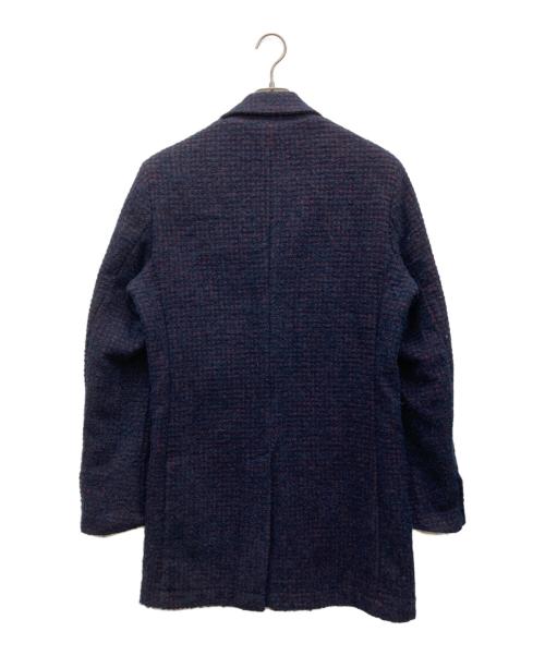 Bob（ボブ）bob (ボブ) ウール混コート ネイビー サイズ:48の古着・服飾アイテム