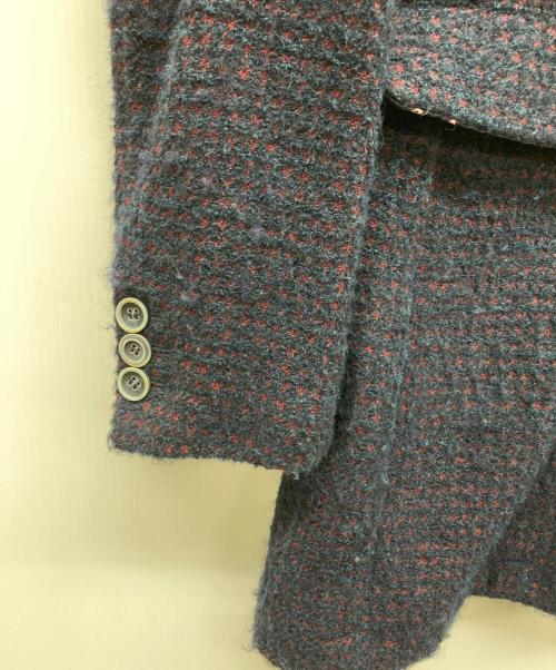 Bob（ボブ）bob (ボブ) ウール混コート ネイビー サイズ:48の古着・服飾アイテム