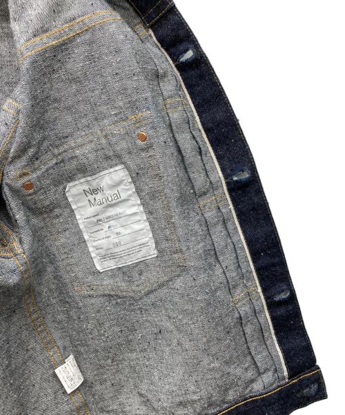 New Manual（ニュー・マニュアル）New Manual (ニュー・マニュアル) 001 lv t-back denim jacket インディゴ サイズ:FREEの古着・服飾アイテム