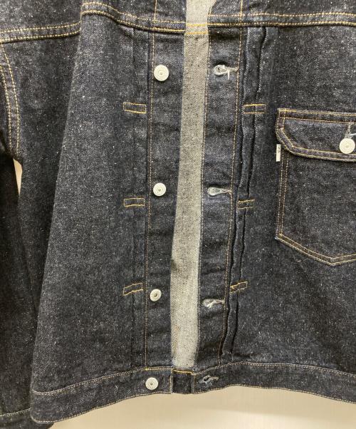 New Manual（ニュー・マニュアル）New Manual (ニュー・マニュアル) 001 lv t-back denim jacket インディゴ サイズ:FREEの古着・服飾アイテム