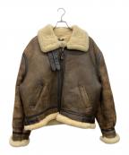 SCHOTT BROS.ショットブロス）の古着「B-3 ムートンフライトジャケット」｜ブラウン