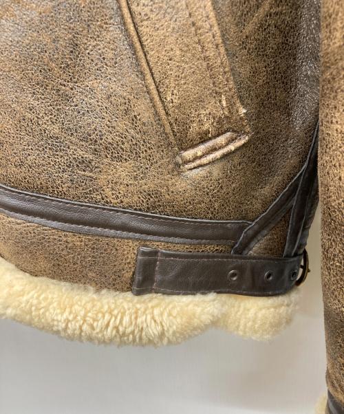 SCHOTT BROS.（ショットブロス）SCHOTT BROS. (ショットブロス) B-3 ムートンフライトジャケット ブラウン サイズ:46の古着・服飾アイテム