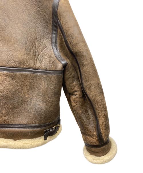SCHOTT BROS.（ショットブロス）SCHOTT BROS. (ショットブロス) B-3 ムートンフライトジャケット ブラウン サイズ:46の古着・服飾アイテム