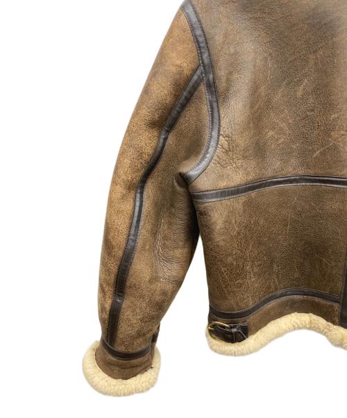 SCHOTT BROS.（ショットブロス）SCHOTT BROS. (ショットブロス) B-3 ムートンフライトジャケット ブラウン サイズ:46の古着・服飾アイテム