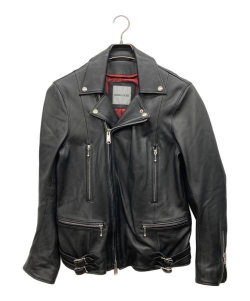 BUFFALO BOBS（バッファローボブズ）BUFFALO BOBS (バッファローボブズ) ダブルライダースジャケット ブラック サイズ:3の古着・服飾アイテム