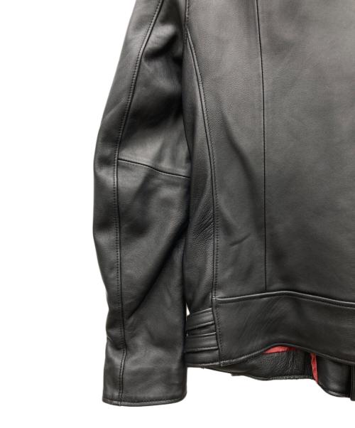 BUFFALO BOBS（バッファローボブズ）BUFFALO BOBS (バッファローボブズ) ダブルライダースジャケット ブラック サイズ:3の古着・服飾アイテム