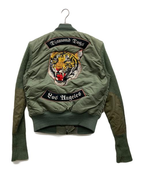 DIAMOND DOGS（ダイアモンドドッグス）DIAMOND DOGS (ダイアモンドドッグス) MA-1ジャケット カーキ サイズ:Sの古着・服飾アイテム