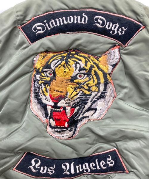 DIAMOND DOGS（ダイアモンドドッグス）DIAMOND DOGS (ダイアモンドドッグス) MA-1ジャケット カーキ サイズ:Sの古着・服飾アイテム