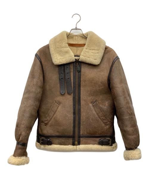 AVIREX（アヴィレックス）AVIREX (アヴィレックス) B-3 ムートンフライトジャケト ブラック サイズ:34の古着・服飾アイテム