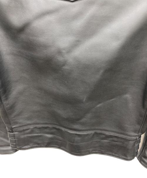 666（666）666 (666) レザーライダースジャケット ブラック サイズ:36の古着・服飾アイテム